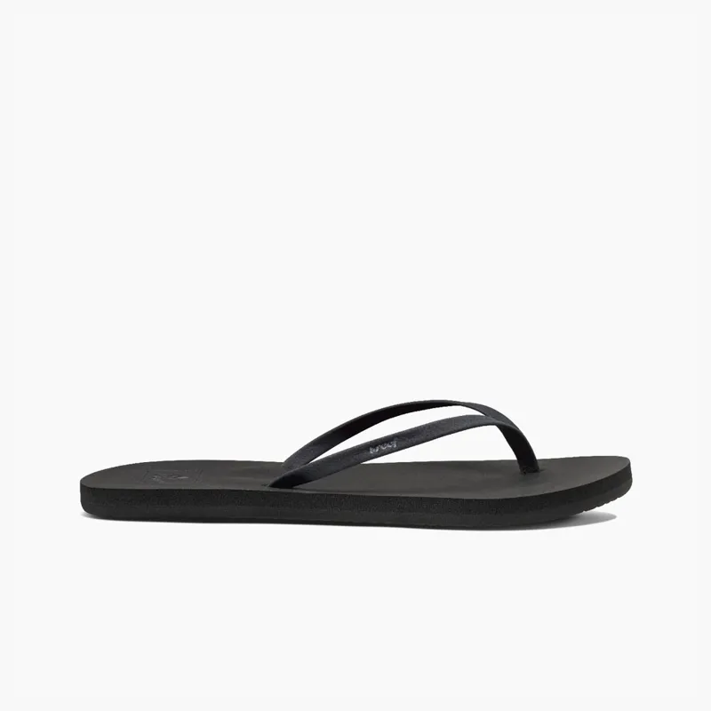 Reef Bliss Nights Black Flip Flops-1